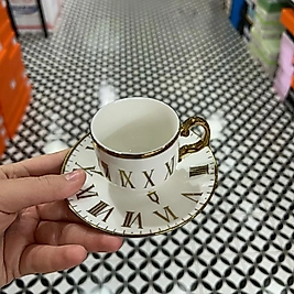 Roma rakamlı fincan takımı