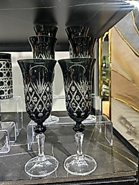 Full siyah el kesmesi kahve yanı bardağı