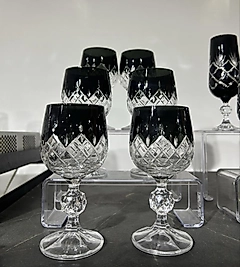 Full siyah el kesmesi kahve yanı bardağı