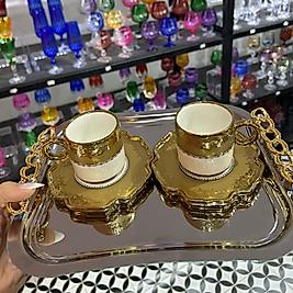 2’li gold fincan