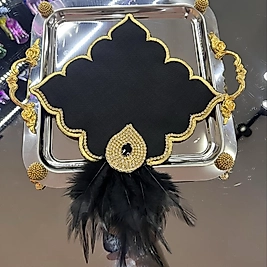 Siyah tüylü sunum peçetesi (Adet)