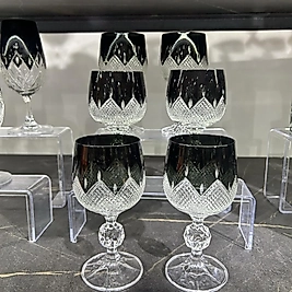 Full siyah el kesmesi kahve yanı bardağı