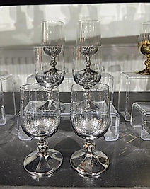 Gümüş kahve yanı bardağı