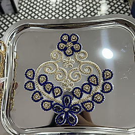 Kabartmalı taşlı sunum peçetesi adet