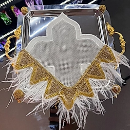 Beyaz otrişli sunum peçetesi (Adet)