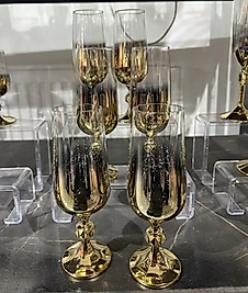 Gold kahve yanı bardağı