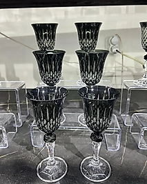 Full siyah el kesmesi kahve yanı bardağı